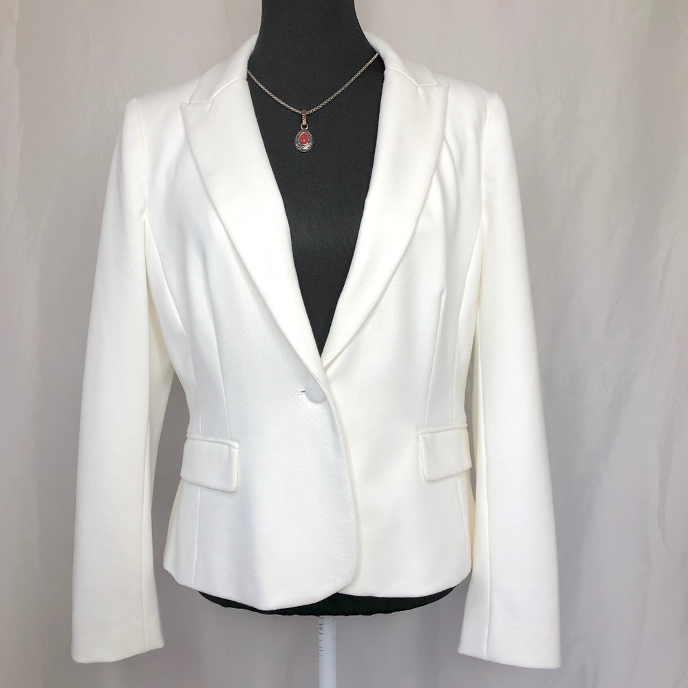 Premise Aurora Ivory/Snow Blazer 14 Petite